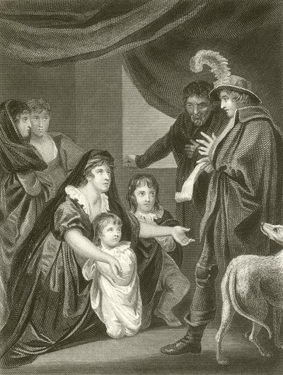 Lady Elizabeth Gray suppliant Édouard IV de protéger ses enfants - John Opie
