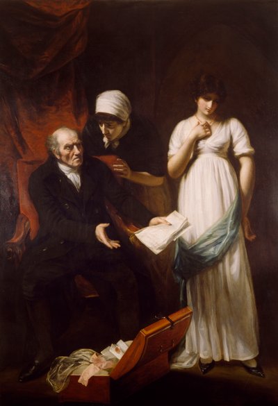 Le père en colère ou La découverte de la correspondance clandestine, 1802 - John Opie