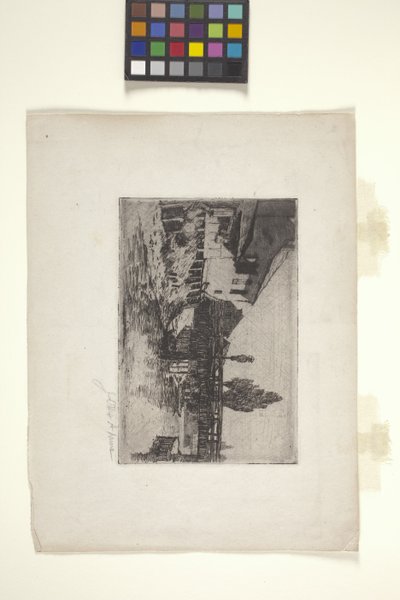 Grange bavaroise et meule de foin - John Otis Adams