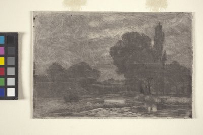 Paysage marécageux - John Otis Adams
