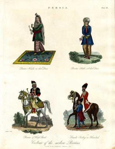 Le costume des Perses modernes - John Pass