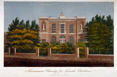 École de charité des francs-maçons pour filles, Westminster Bridge Road, Lambeth, Londres - John Pass