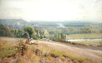 Vue de Hedsor Hill sur la Tamise, près de Cookham - John Pedder