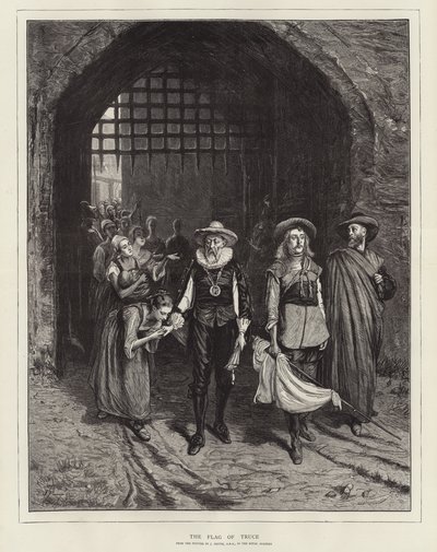 Le drapeau de la trêve - John Pettie