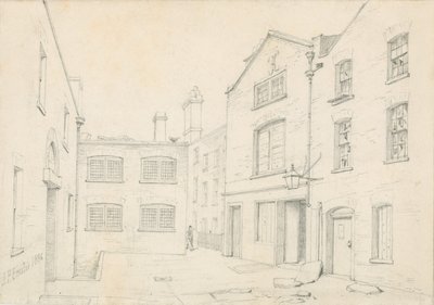 White Hart Court, Castle Street, St Martin in the Fields. Démoli avec la construction de Charing Cross Road - John Phillipp Emslie