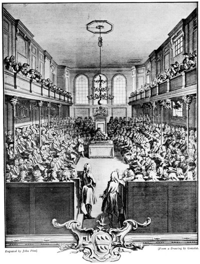 La Chambre des communes, 1742, c. 1920 - John Pine