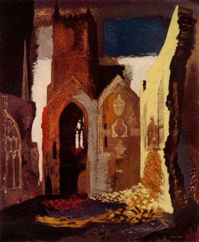Une ruine par John Piper harmonisant l