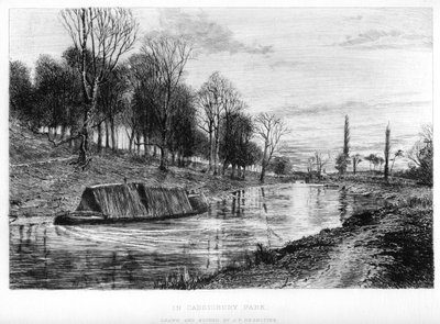 Dans le parc de Cassiobury, 19e siècle - John Postle Heseltine