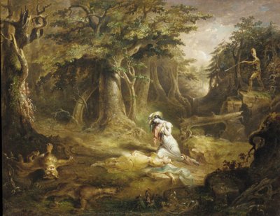 Le sauvetage de Leatherstocking - John Quidor