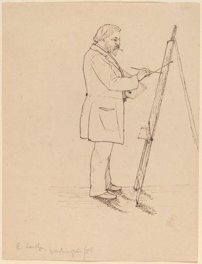 Croquis - Emanuel Leutze - John Quincy Adams Ward