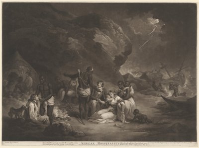 Hospitalité africaine, 1791 - John Raphael Smith