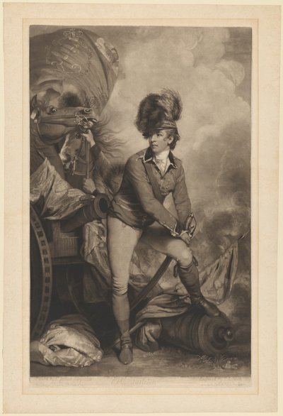 Lieutenant Colonel Sir Banastre Tarleton, publié en 1782 - John Raphael Smith
