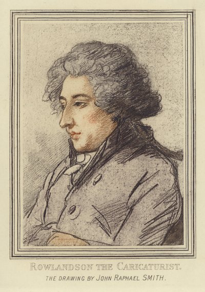 Portrait de Thomas Rowlandson le caricaturiste - John Raphael Smith