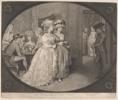 La promenade à Carlisle House - John Raphael Smith
