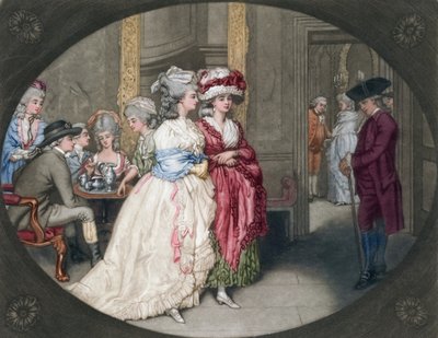 La promenade à Carlisle House, 1781 - John Raphael Smith