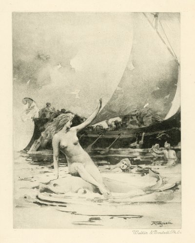 Illustration pour les poèmes de Catulle - John Reinhard Weguelin