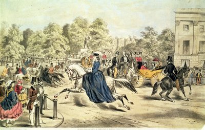Promenade à Rotten Row, Hyde Park - John Ritchie