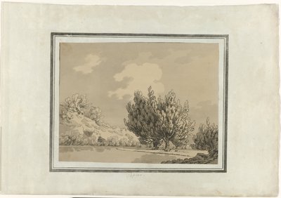 Peuplier - John Robert Cozens (signed by artist)