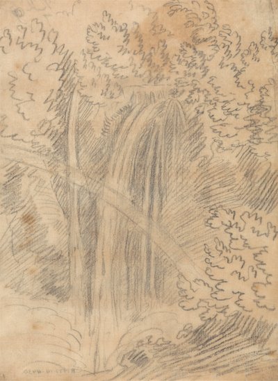 Une cascade - John Robert Cozens
