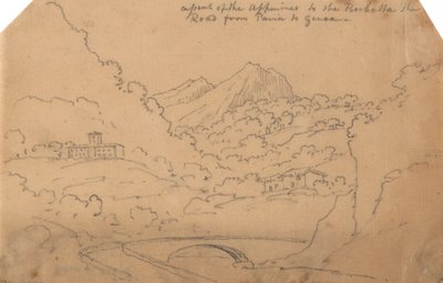 Ascension des Apennins vers la Rochetta - John Robert Cozens