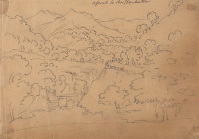 Ascension vers la Bochetta - John Robert Cozens