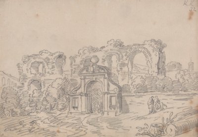 Arc baroque et ruines de l
