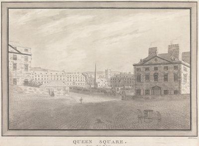 Bath : Queen Square - John Robert Cozens