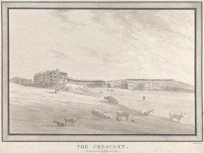 Bath : Le Croissant - John Robert Cozens