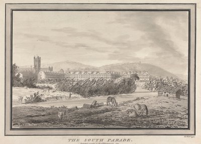 Bath : The South Parade - John Robert Cozens
