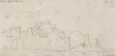 Les thermes de Dioclétien - John Robert Cozens