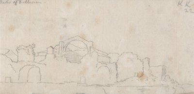 Bains de Dioclétien - John Robert Cozens