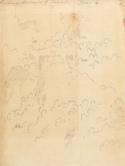 Entre Bolzano et Trente, le 8 juin - John Robert Cozens
