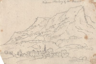 Entre Chamberg et le mont Meliant - John Robert Cozens