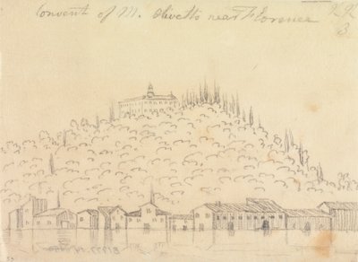 Couvent de Monte Olivetto près de Florence - John Robert Cozens