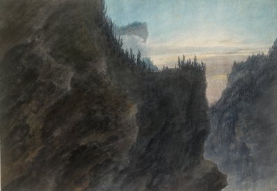 Entrée de la vallée de la Grande Chartreuse en Dauphiné, vers 1770-1790 - John Robert Cozens
