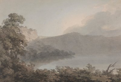 Lac de Vico entre Rome et Florence - John Robert Cozens
