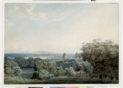 Londres depuis Greenwich Hill, vers 1791 - John Robert Cozens
