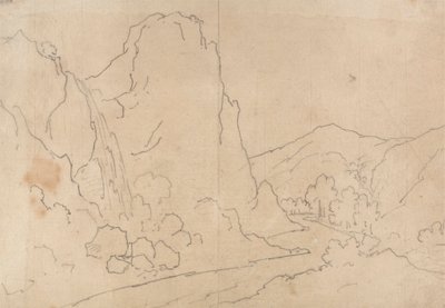 Près de Schönberg - John Robert Cozens