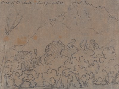 Près de St. Michele, Savoie, 21 octobre - John Robert Cozens