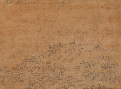 Partie de Terracina, 5 juillet - John Robert Cozens
