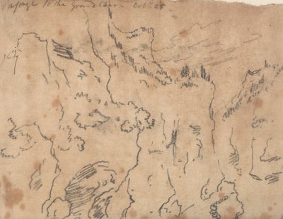 Passage à la Grande Chartreuse, 25 octobre - John Robert Cozens
