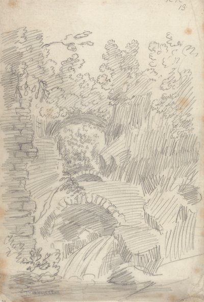 Pont de Terrano, Civita Castellana - John Robert Cozens