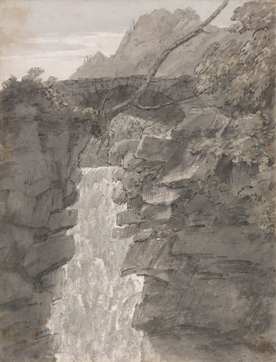 Les chutes du Reichenbach - John Robert Cozens