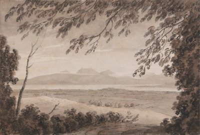 Le Lac de Genève depuis le canton de Berne - John Robert Cozens