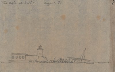 La Jetée à Portici, 31 août - John Robert Cozens