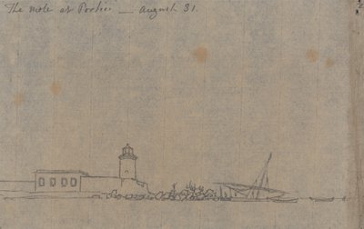 La Taupe à Portici, 31 août - John Robert Cozens