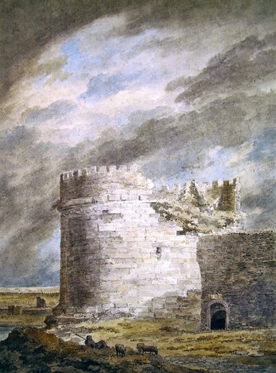 Le tombeau de Cecilia Metella, Capo di Bore, près de Rome - John Robert Cozens