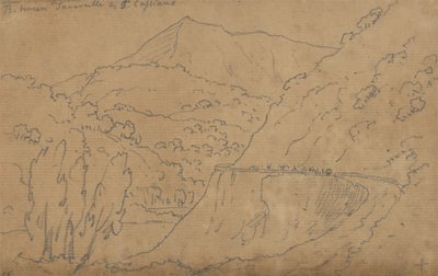 Haut : Entre Tavernelle et Capriano ; Bas : Lago di Bolsena - John Robert Cozens