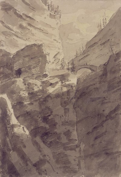 Via Mala dans les Grisons - John Robert Cozens