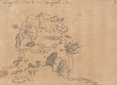Tombeau de Virgile, 1er août - John Robert Cozens